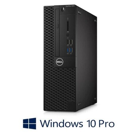 Calculatoare Dell OptiPlex 3050 SFF, Quad Core i7-6700, 256GB SSD, Win 10 Pro